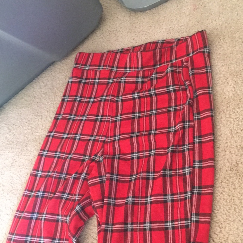 red flannel pants